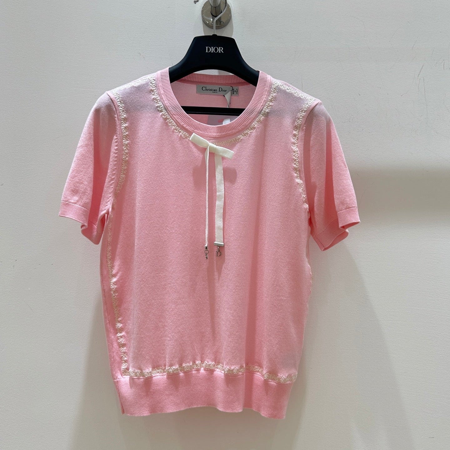 DIOR 26S SHORT-SLEEVED KNIT TOP 1576