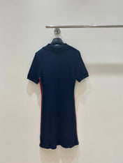 GUCCI 26S SHORT-SLEEVE KNIT POLO DRESS 379