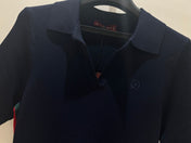 GUCCI 26S SHORT-SLEEVE KNIT POLO DRESS 379