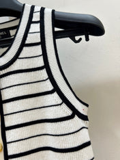CHANEL 26S SLEEVELESS KNIT TOP 1614