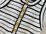 CHANEL 26S SLEEVELESS KNIT TOP 1614