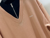 MIUMIU 26S V-NECK KNIT SWEATER 1397