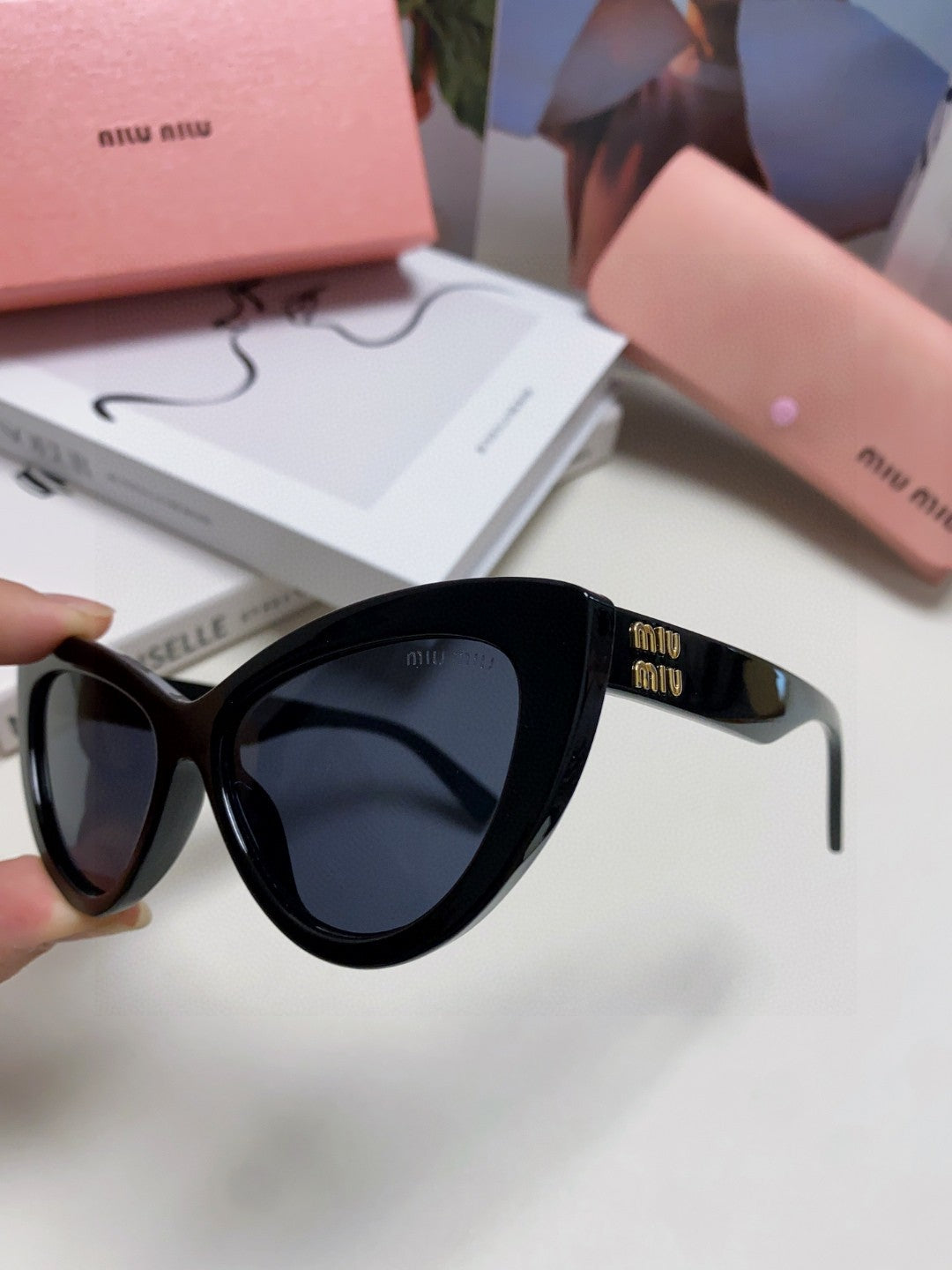 MIUMIU 26S CAT EYE FRAME IN ACETATE 439509