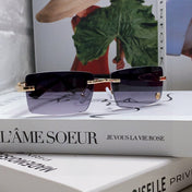CARTIER 26S RIMLESS RECTANGULAR FRAME IN METAL 439512