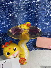 LOGO SUNGLASSES 560863 IN PURPLE CLEAR ACETATE GOLD METAL