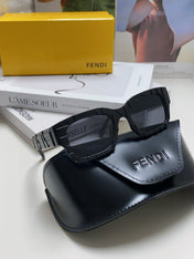 ROMA EMBOSSED RECTANGULAR FRAME SUNGLASSES 527221 IN ACETATE