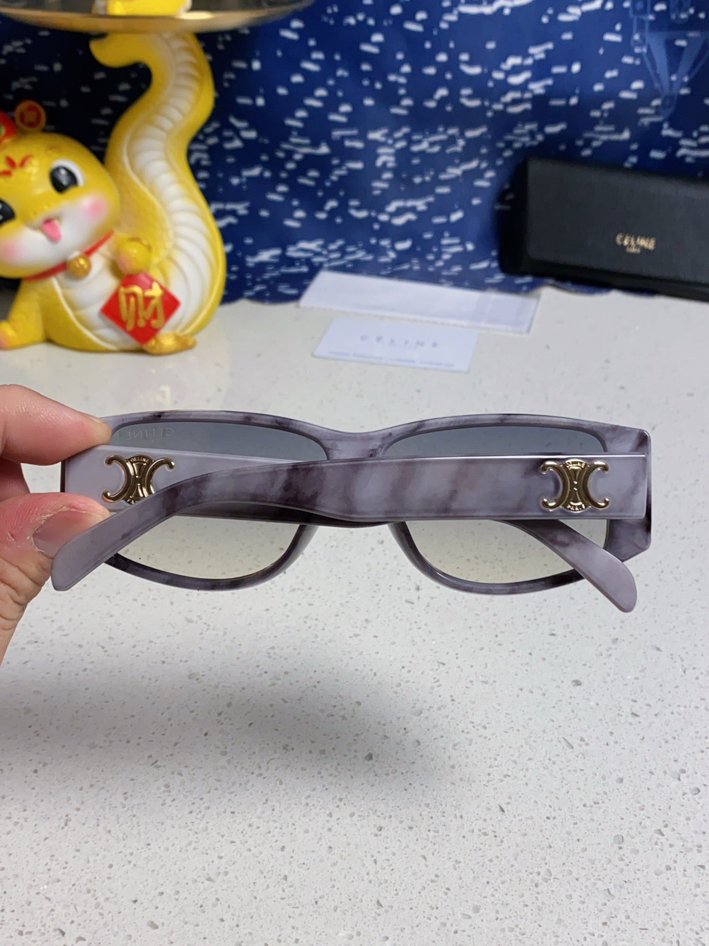 CELINE 26S SQUARE FRAME IN ACETATE 420536