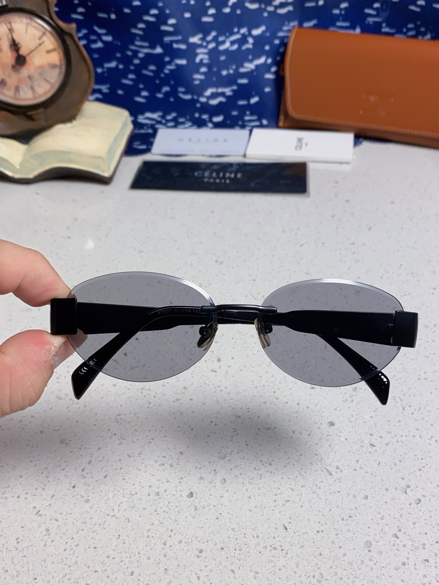 CELINE 26S SHIELD FRAME IN METAL 426367