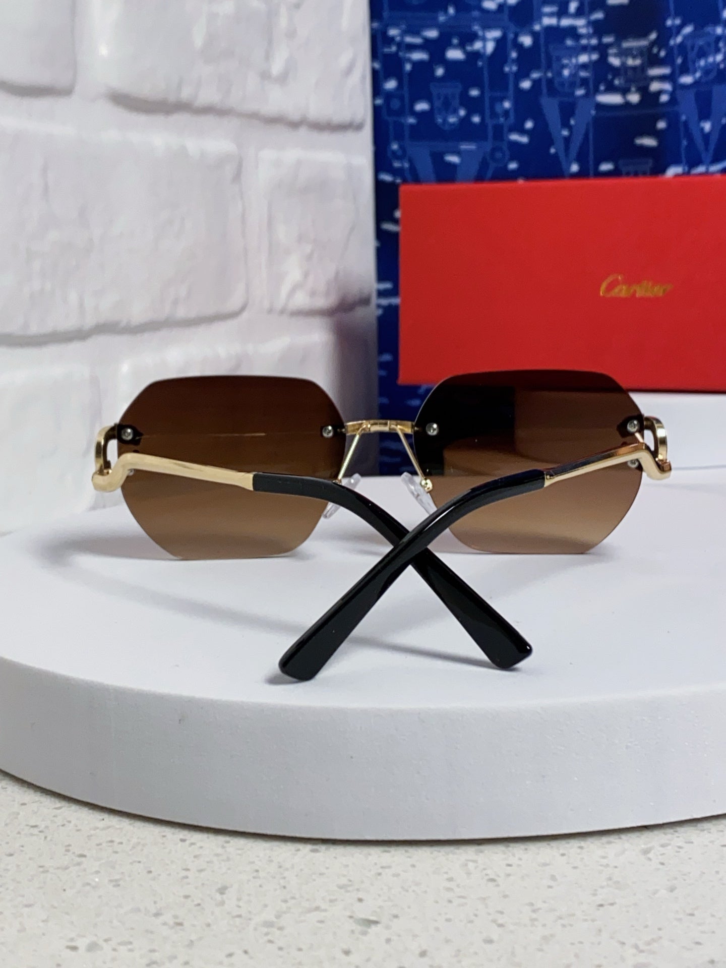 CARTIER 26S SQUARE OVERSIZE FRAME IN METAL 443235