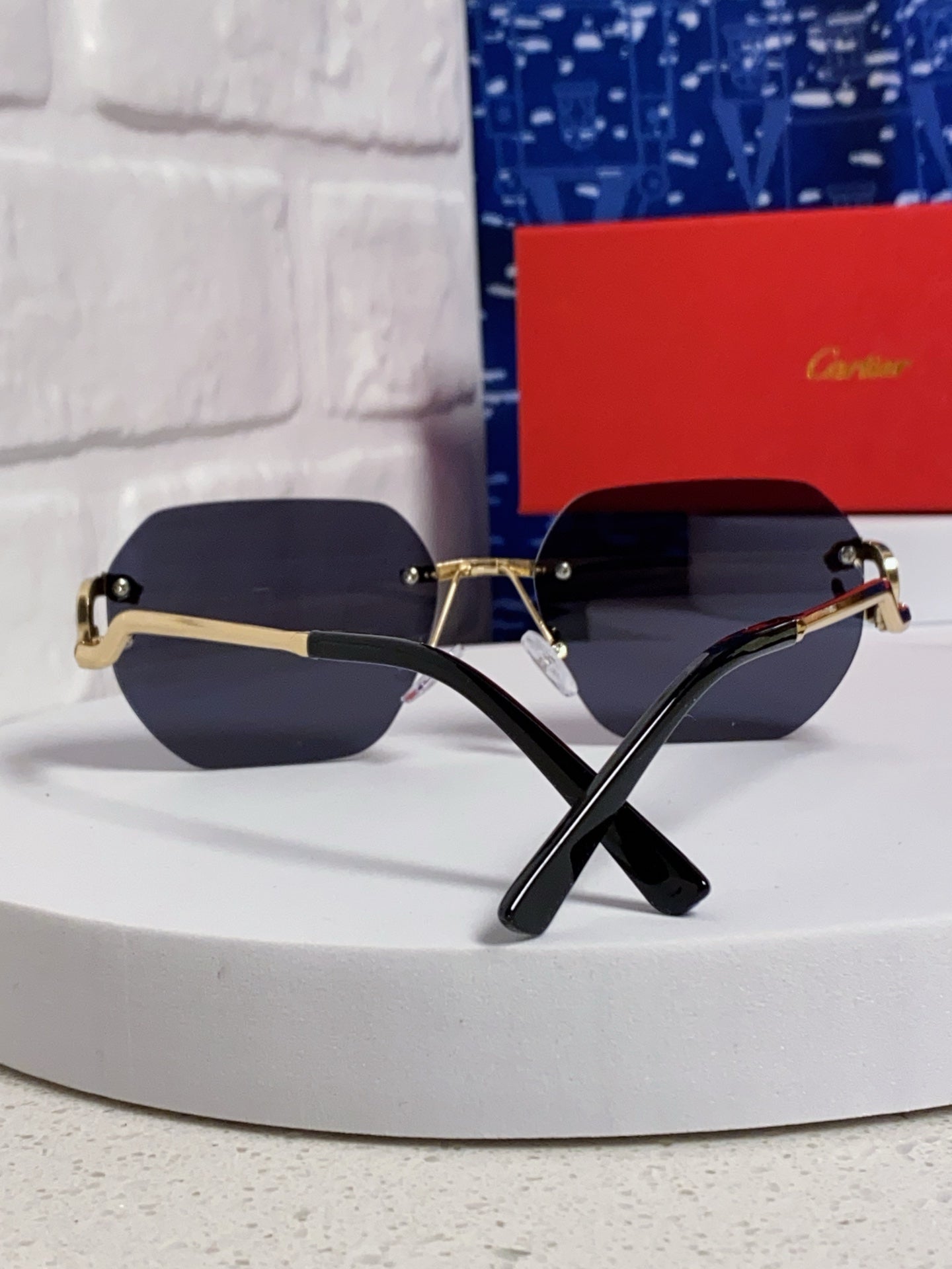 CARTIER 26S SQUARE OVERSIZE FRAME IN METAL 443237