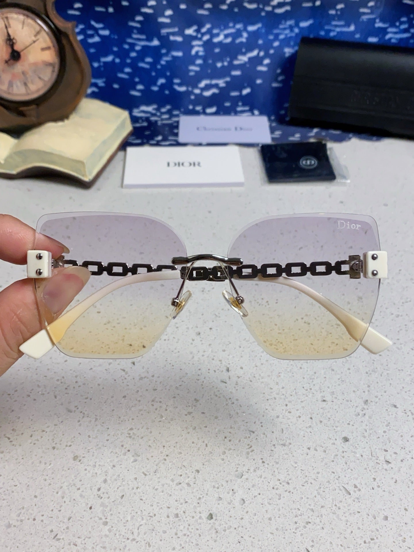 DIOR 26S SHIELD FRAME IN ACETATE 393349
