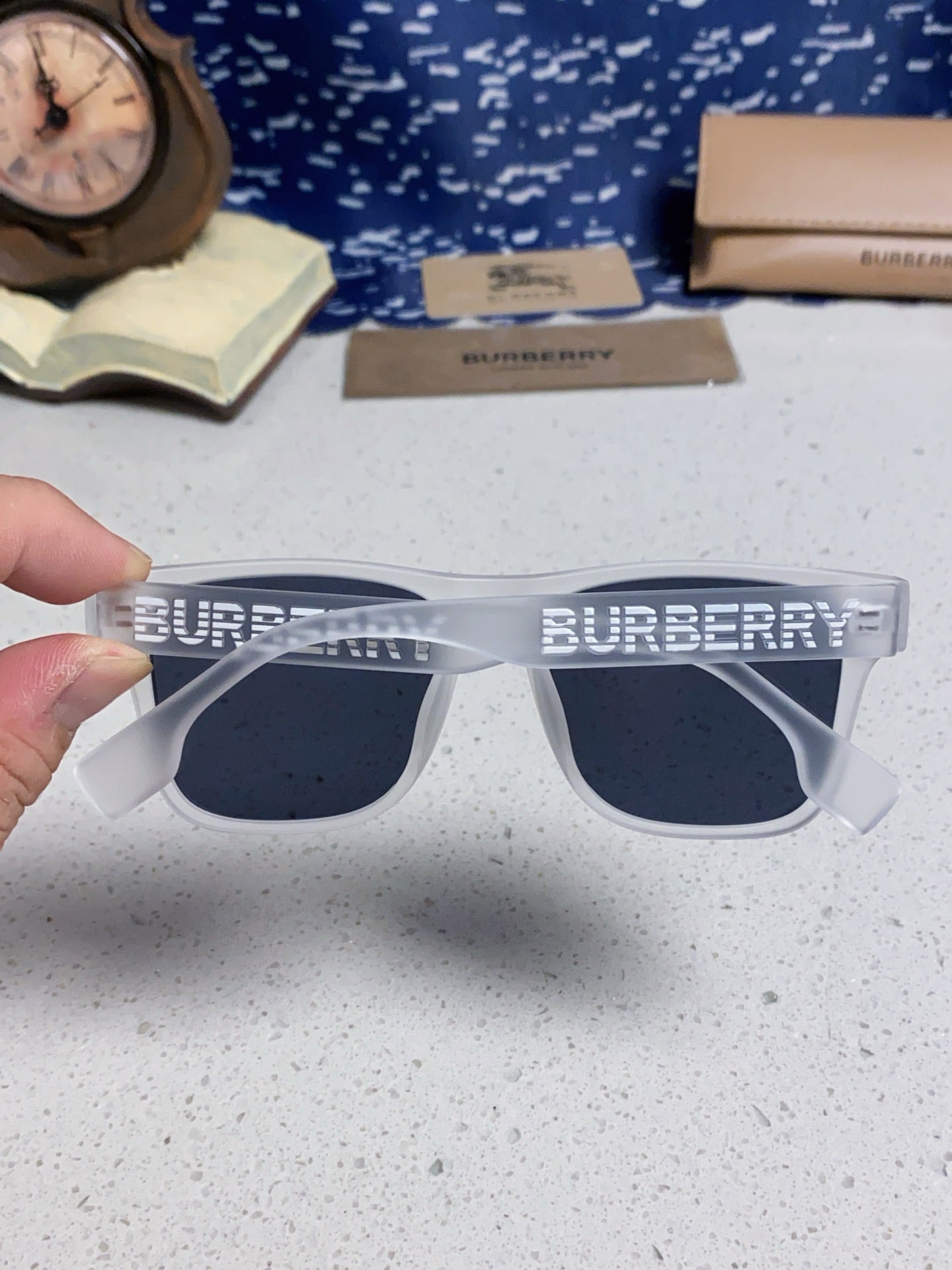 BURBERRY 26S SQUARE FRAME IN ACETATE 404735