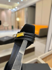 BALMAIN 25S HIGH HEELS 95MM IN BLACK CALFSKIN