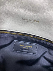 PUFFER TOY 23 IN WHITE LAMBSKIN GOLD HARDWARE