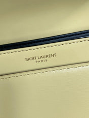 SOLFERINO SMALL SATCHEL 19 IN CANARY YELLOW CALFSKIN GOLD HARDWARE