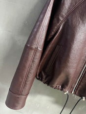 Loewe 2025 Leather Jacket Brown Sheepskin