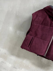 PRADA 25S SUEDE DOWN VEST 385