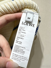 LOEWE 26S STRIPED SHORT-SLEEVE KNITTED SWEATER 552