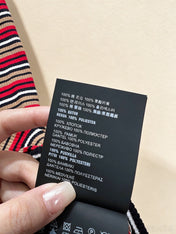 PRADA 26S STRIPED SLIP DRESS 1050