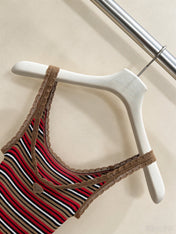 PRADA 26S STRIPED SLIP DRESS 1050