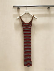 PRADA 26S STRIPED SLIP DRESS 1050