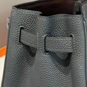 HM BIRKIN 30CM GREY TOGO SILVER HARDWARE