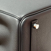 HM BIRKIN 30CM GREY TOGO SILVER HARDWARE