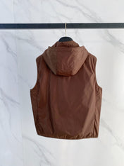 PRADA 26S SLEEVELESS HOODED JACKET 785