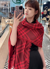 BURBERRY 26S SCARF 200CM IN SILK CASHMERE 192475