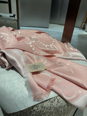 GUCCI 26S SCARF 140 IN CASHMERE AND SILK 309395