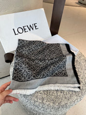 LOEWE 26S SCARF 140 IN CASHMERE SILK 266416