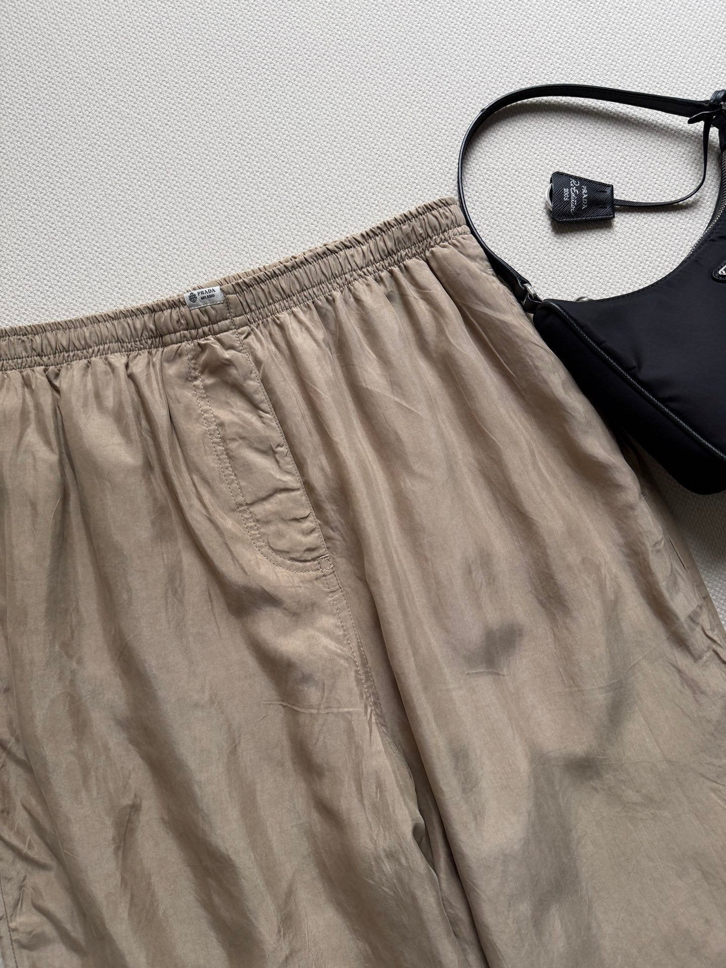 PRADA 26S WIDE-LEG PANTS STYLE 952