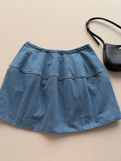 LOEWE 26S BALLOON DENIM SKIRT 547