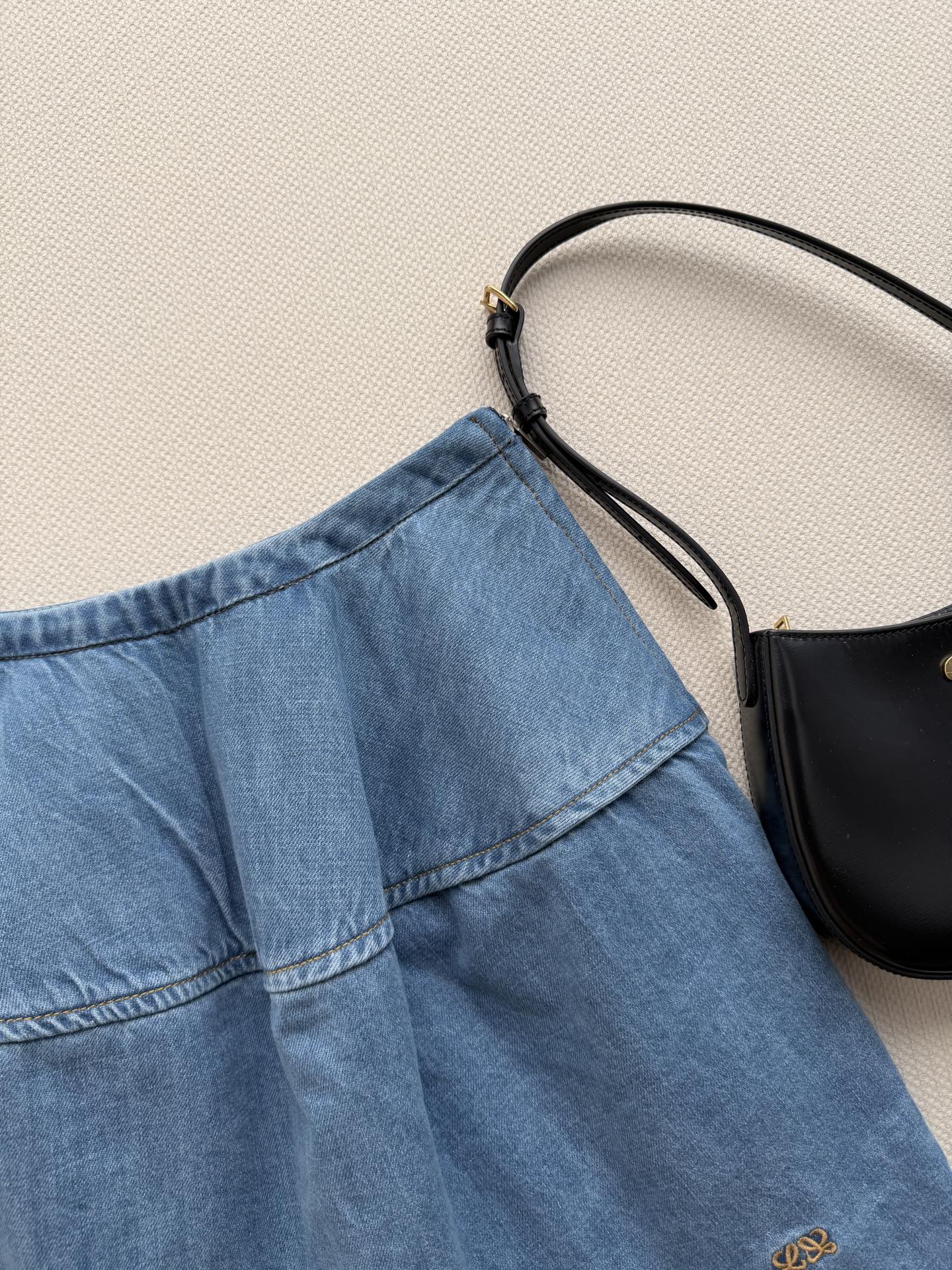 LOEWE 26S BALLOON DENIM SKIRT 547