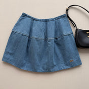 LOEWE 26S BALLOON DENIM SKIRT 547