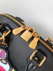 LV 25S ALMA BB BAG 23 IN BLACK EPI CALFSKIN GOLD HARDWARE