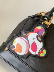 LV 25S ALMA BB BAG 23 IN BLACK EPI CALFSKIN GOLD HARDWARE