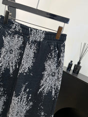 CHANEL 25S PRINTED WIDE-LEG PANTS 620489