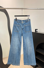 RALPH LAUREN 26S RETRO WIDE-LEG JEANS 536