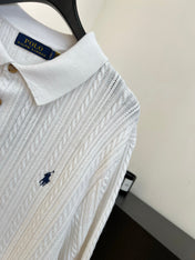 RALPH LAUREN 26S SHORT SLEEVE POLO KNIT TOP 347