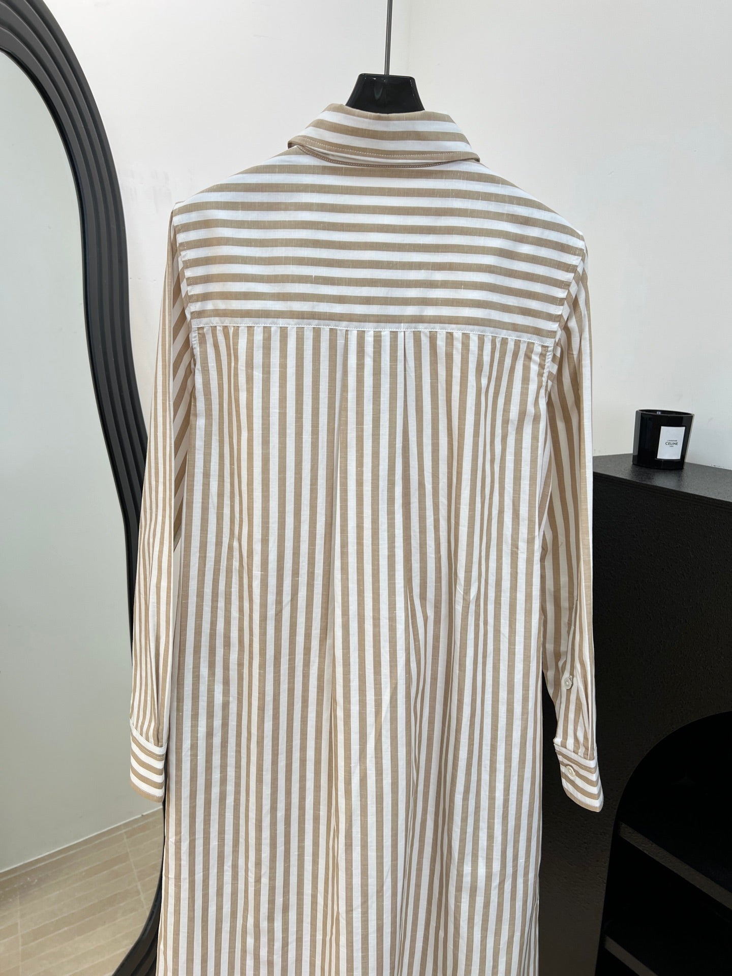 RALPH LAUREN 26S STRIPED SHIRT DRESS 355