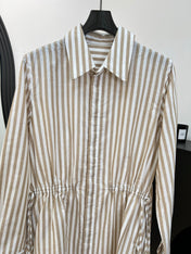 RALPH LAUREN 26S STRIPED SHIRT DRESS 355