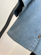 LOEWE 26S SHORT-SLEEVE DENIM SHIRT 562