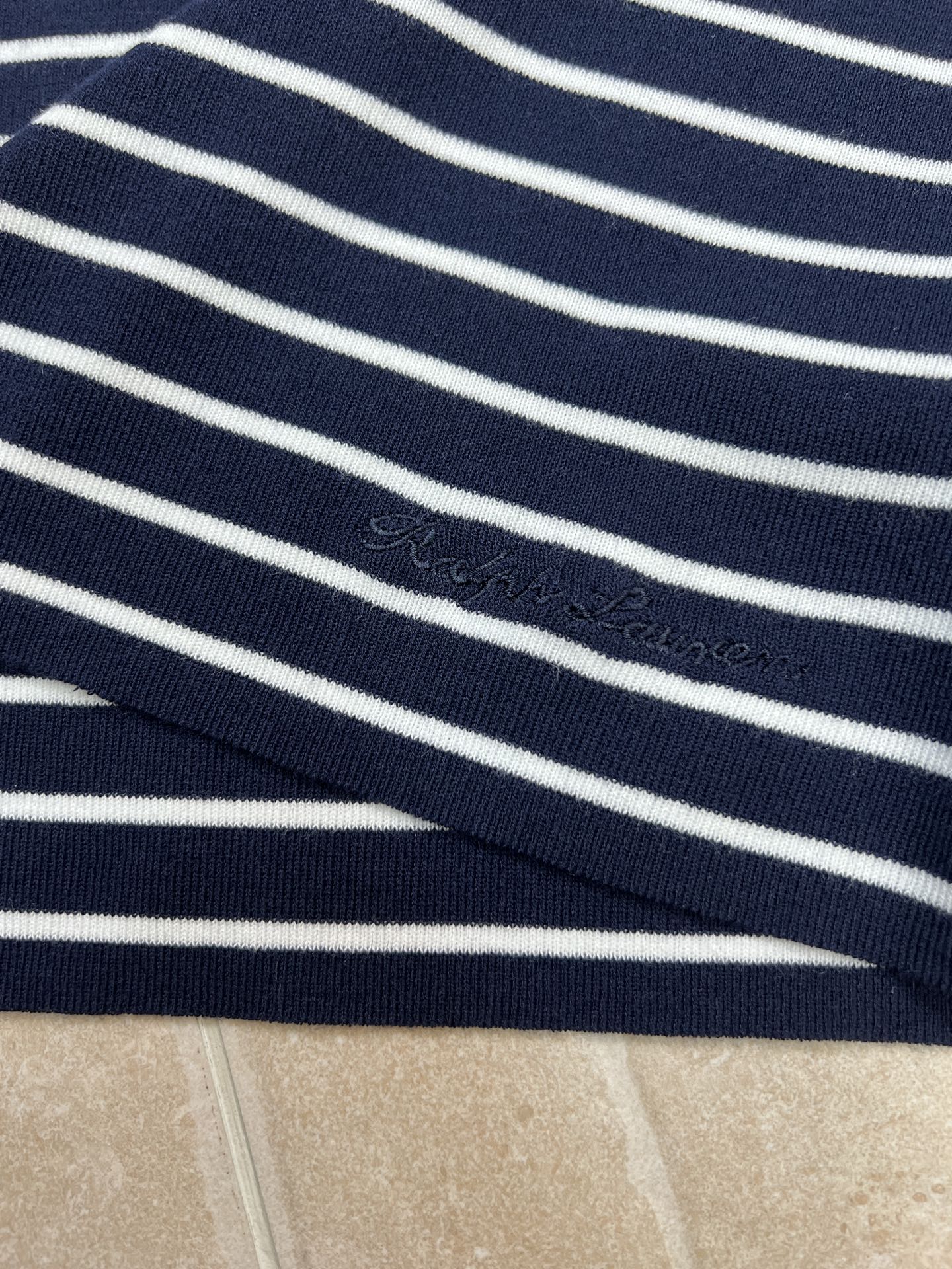 RALPH LAUREN 26S STRIPED KNIT BLAZER 352