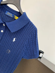 RALPH LAUREN 26S SHORT SLEEVE KNIT SWEATER 344