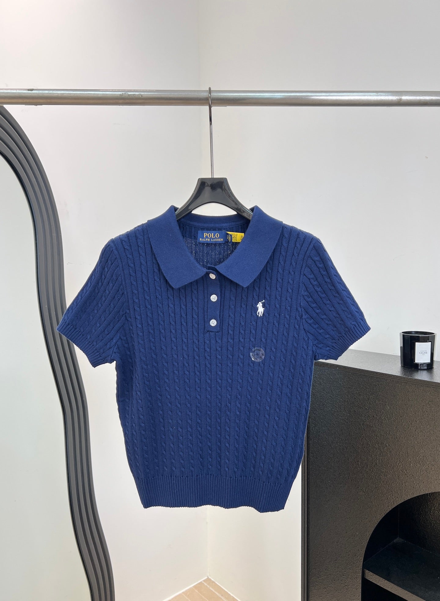 RALPH LAUREN 26S SHORT SLEEVE KNIT SWEATER 344
