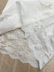 CHANEL 26S LACE HEM MIDI SKIRT 1314