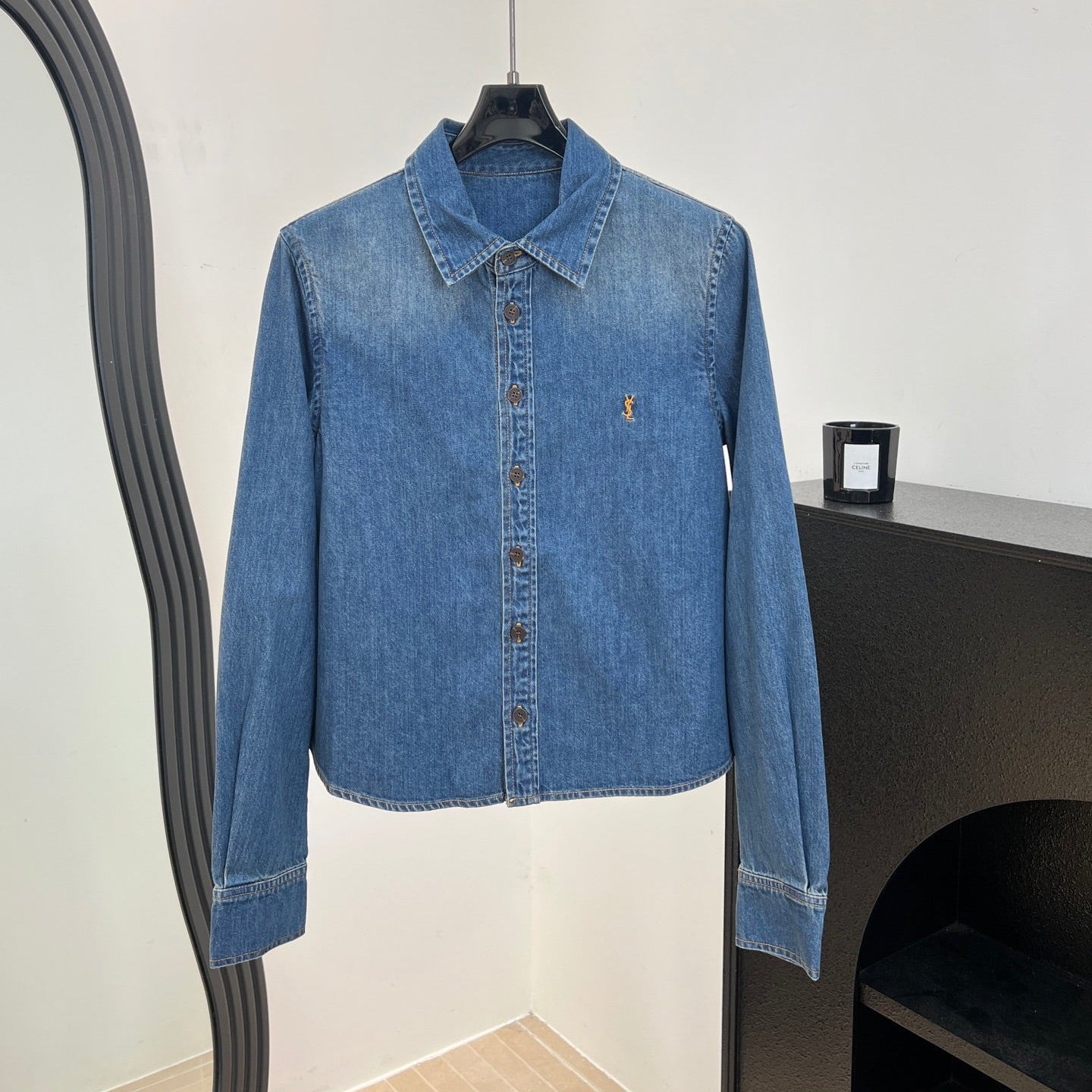 YSL 26S DENIM SHIRT 442
