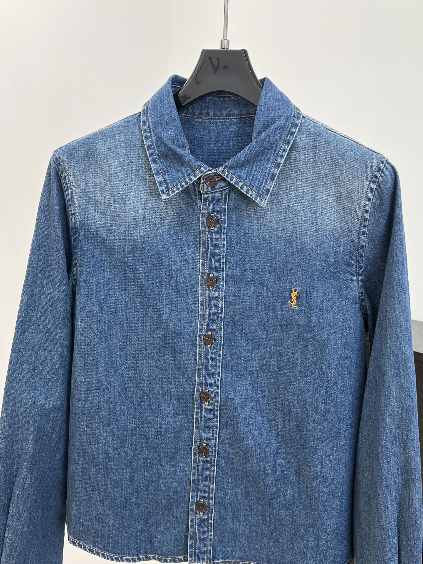 YSL 26S DENIM SHIRT 442