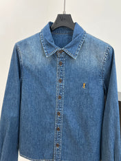 YSL 26S DENIM SHIRT 442